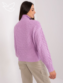 Sweter oversize z warkoczami 00103