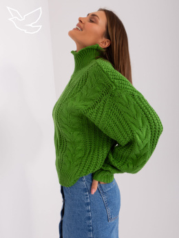 Sweter oversize z warkoczami 00103