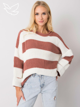 Sweter w paski klasyczny 00100