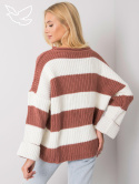 Sweter w paski klasyczny 00100